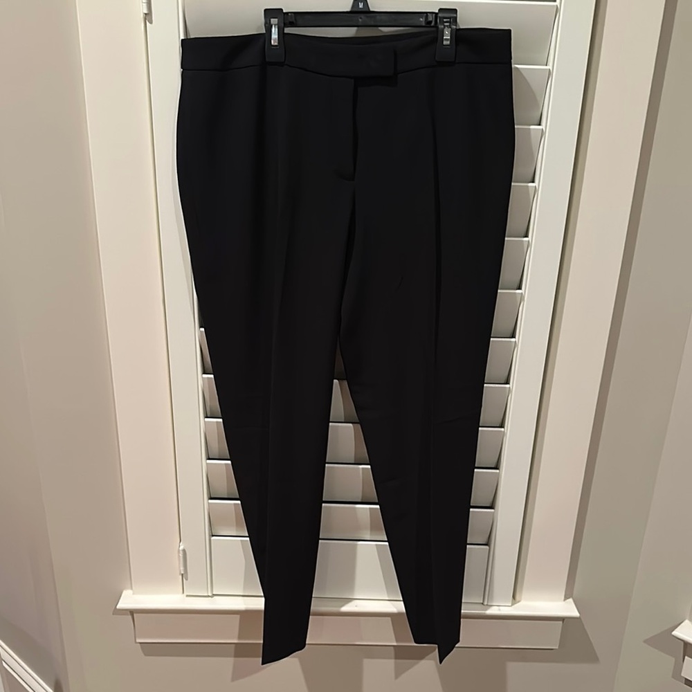 Anne Klein Women’s Classic Black Trousers, Sz 12. Like New Condition
